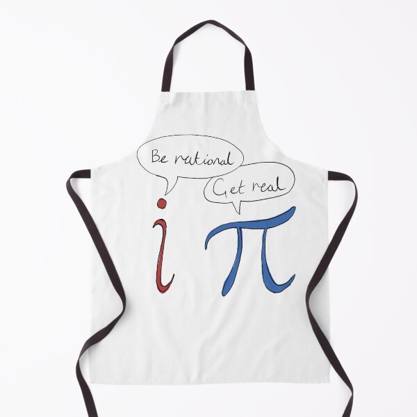 Item preview, Imaginary vs Pi: 'Be Rational, Get Real' Math Pun Shirt designed and sold by stilo29.