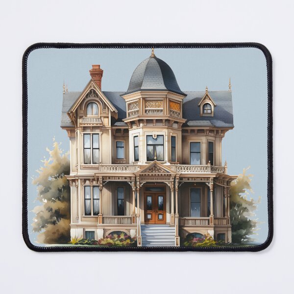 Item preview, Tall Beige Victorian House designed and sold by BradCow.