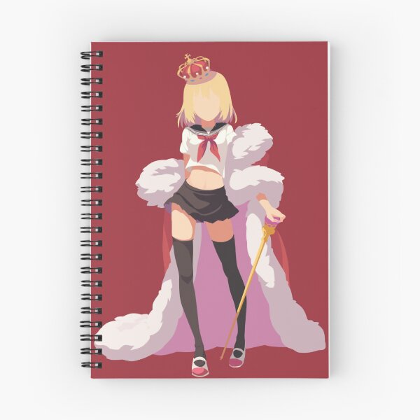 Item preview, Blonde Anime School Girl Queen Vector (fondo rojo) designed and sold by RyvenTech.