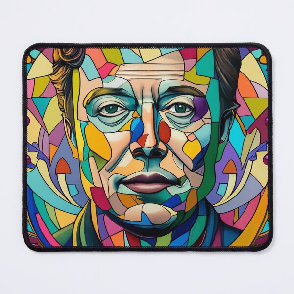 Item preview, Elon Musk in tainted glass designed and sold by BeataPolok.