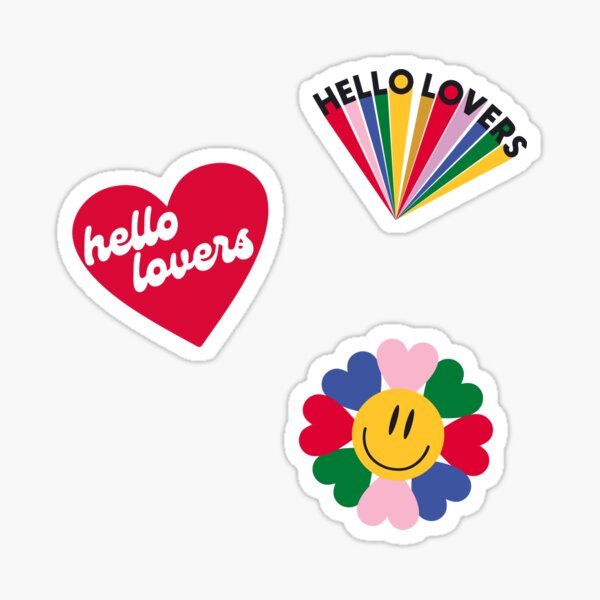 Hello lovers pack Sticker
