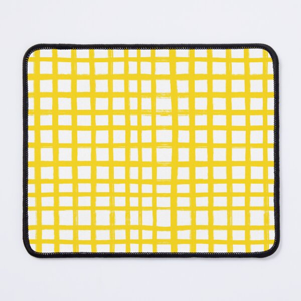 Item preview, Yellow and White Grid in Freehand Sketch  designed and sold by OneThreeSix.