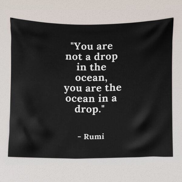 Item preview, Rumi Quote designed and sold by Beyond The Veil.