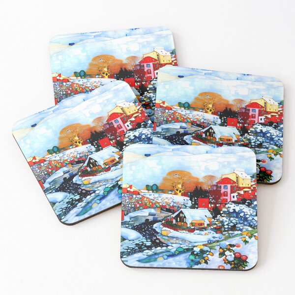 Item preview, Colorful Winter Village  designed and sold by Dana Roper.