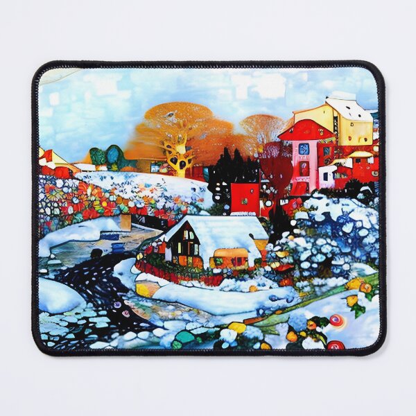 Item preview, Colorful Winter Village  designed and sold by Dana Roper.