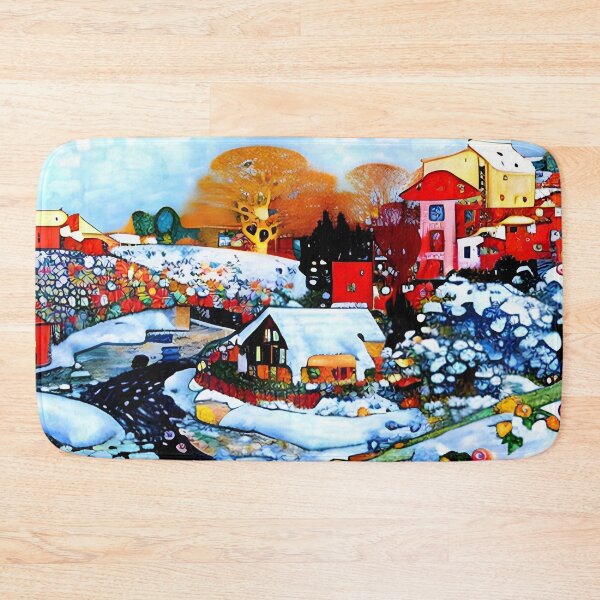 Item preview, Colorful Winter Village  designed and sold by Dana Roper.