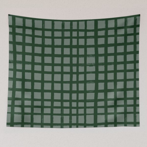 Item preview, Olive Green Grid in Freehand Sketch  designed and sold by OneThreeSix.