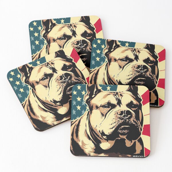 Item preview, American XL Bully Pop Art designed and sold by FunnehGacha.