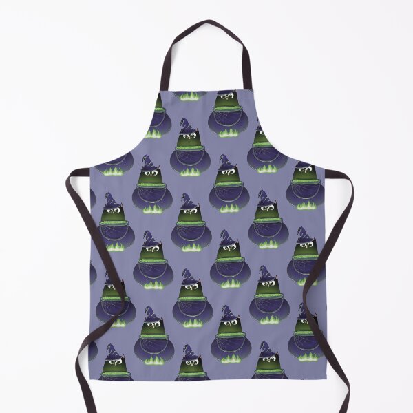 Item preview, Witch Cat Cauldron Potion On Purple Background Pattern designed and sold by Julia Sol.