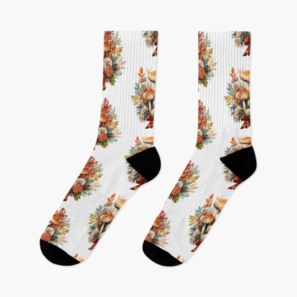 Item preview, Autumn Wild Mushrooms and Leaves  designed and sold by silviaol.