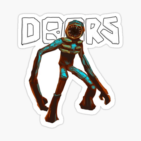 Jack from Doors - Work of Art Series - Roblox Doors - Sticker