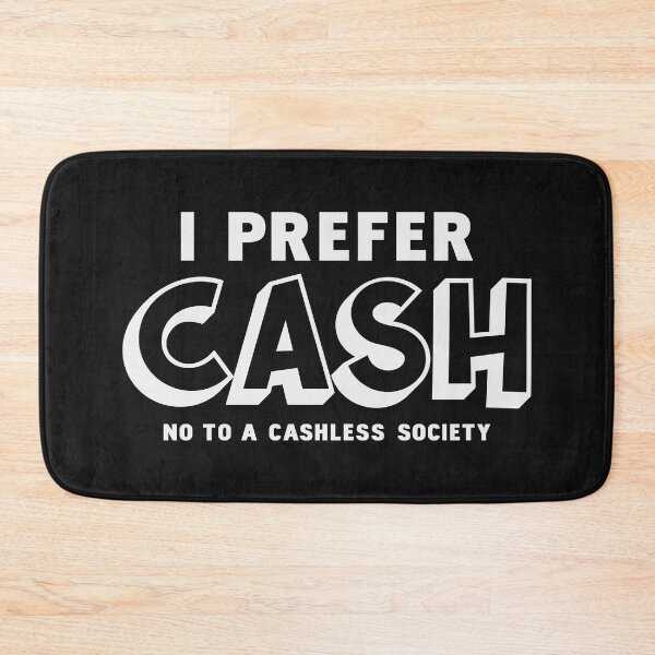 Item preview, I Prefer Cash - No To A Cashless Society, Great Reset designed and sold by CatsCrew.