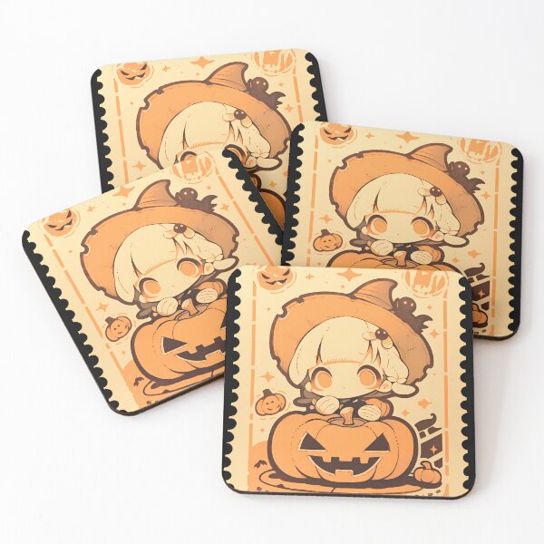 Item preview, Chibi Halloween 2023 Post Stamp designed and sold by octoboobs.