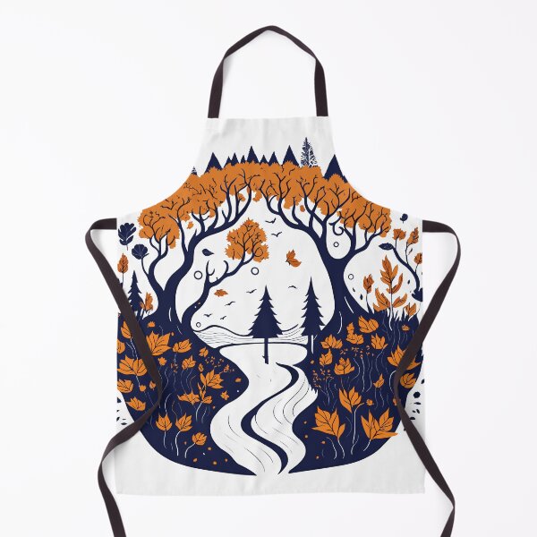 Item preview, Autumn landscape with fir trees designed and sold by Garrulus glandarius.