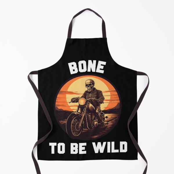Artikelvorschau, Bone to be Wild Lustiges Skelett-Wortspiel – Skelett auf einem Motorrad entworfen und verkauft von elvisg03.
