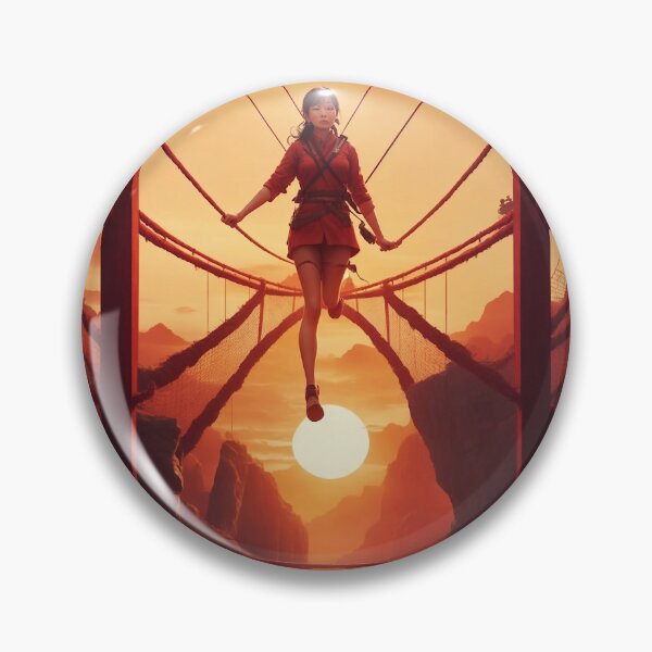 Item preview, Asian woman crossing a rop designed and sold by M-Y-A-R-T-.