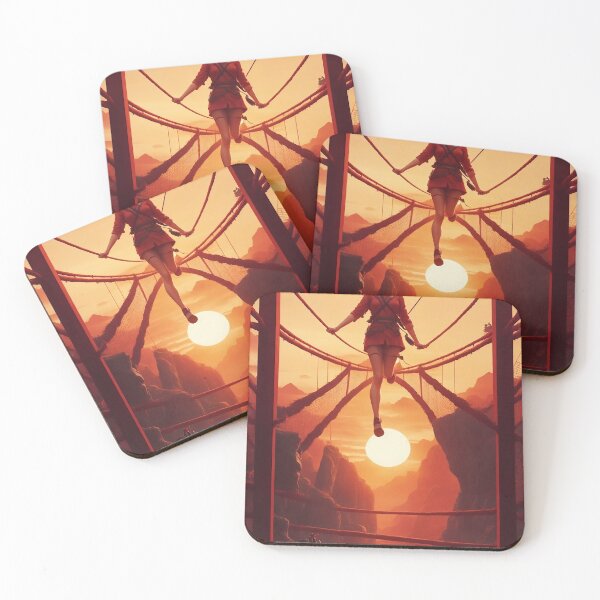 Item preview, Asian woman crossing a rop designed and sold by M-Y-A-R-T-.