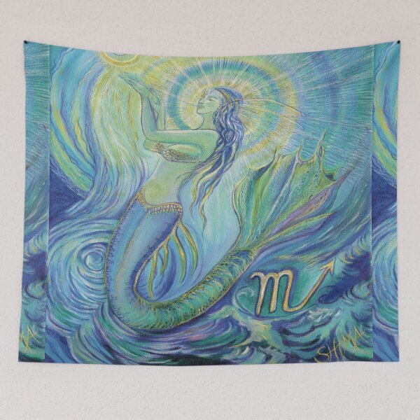 Item preview, mermaid scorpio designed and sold by shimaart.