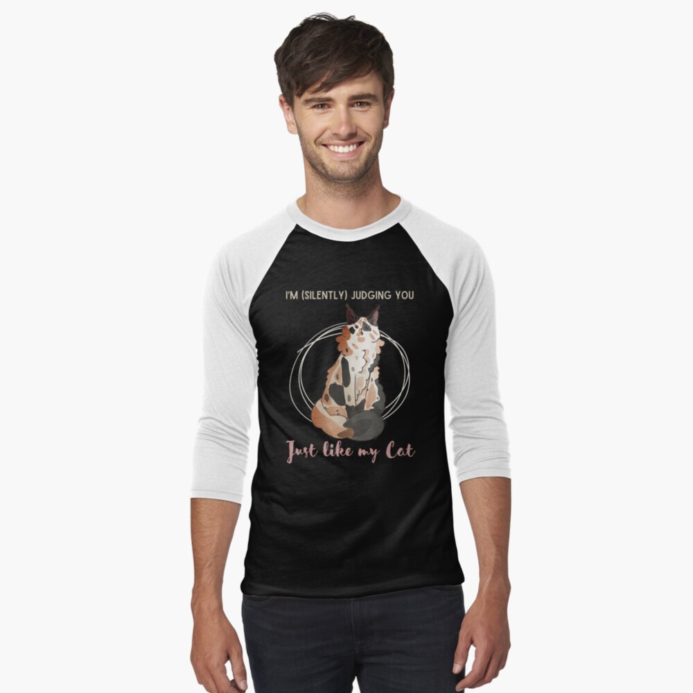 Item preview, Baseball ¾ Sleeve T-Shirt designed and sold by FelineEmporium.