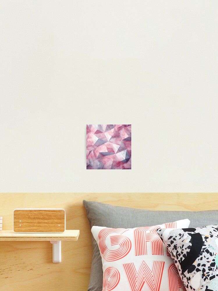 Thumbnail 2 of 3, Photographic Print, Pinky marble pattern designed and sold by SmileshareShop.