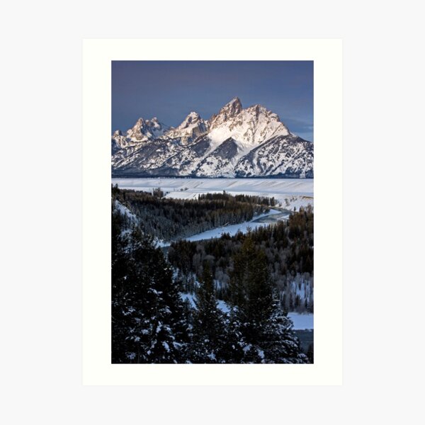 Snake River Overlook, Jackson Hole, Wyoming Art Print