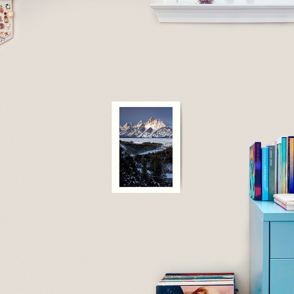 Snake River Overlook, Jackson Hole, Wyoming Art Print
