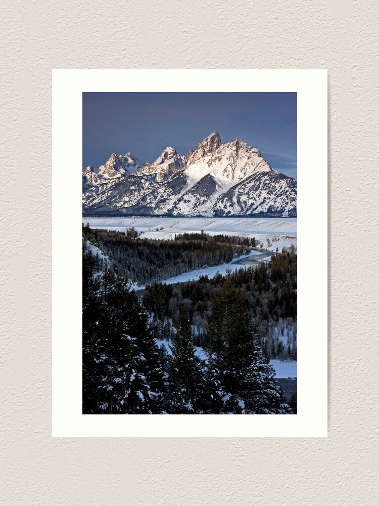 Alternate view of Snake River Overlook, Jackson Hole, Wyoming Art Print