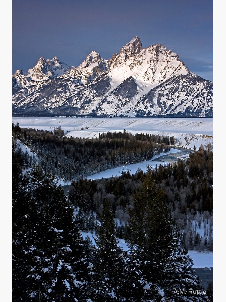 Snake River Overlook, Jackson Hole, Wyoming by annruttle