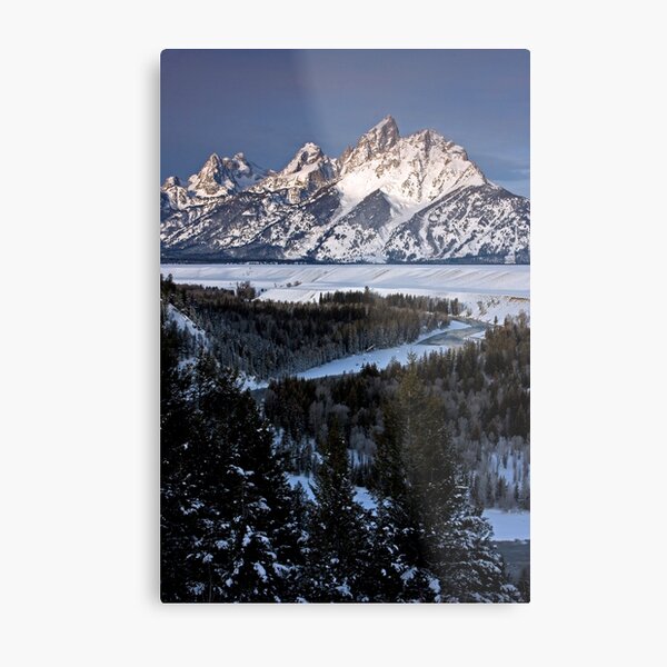 Snake River Overlook, Jackson Hole, Wyoming Metal Print