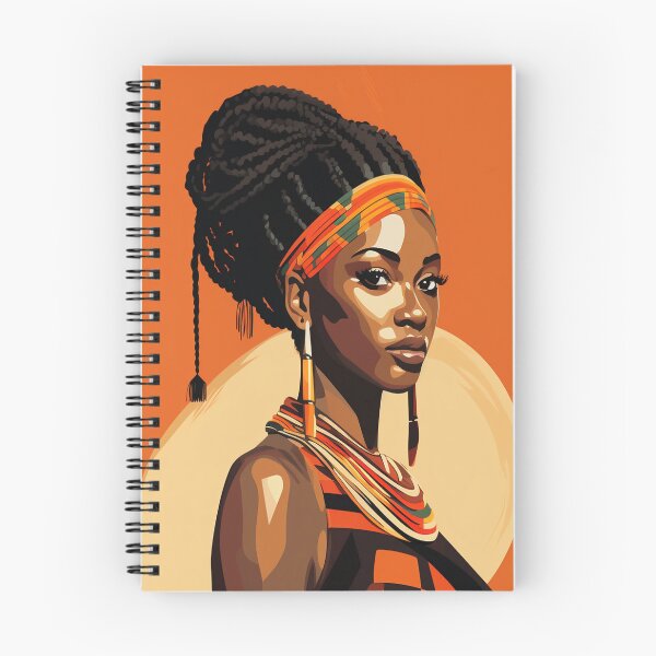 Item preview, Beautiful African Lady with nice Braids and beads  designed and sold by maxtapee.