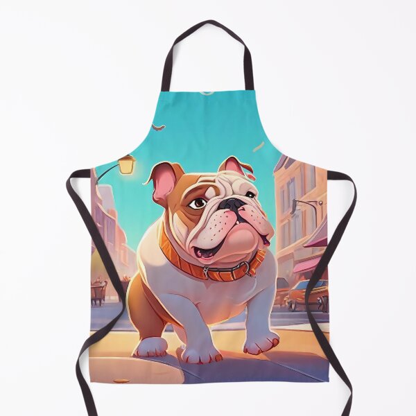 Item preview, Bulldog Urban Landscape designed and sold by purrfect pattern.