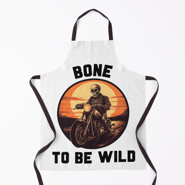 Artikelvorschau, Bone to be Wild Lustiges Skelett-Wortspiel – Skelett auf einem Motorrad entworfen und verkauft von elvisg03.
