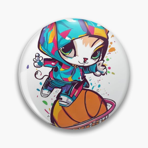 Item preview, Catch the fun with "Cat Baller" - colorful designed and sold by CRAFTARTTR.