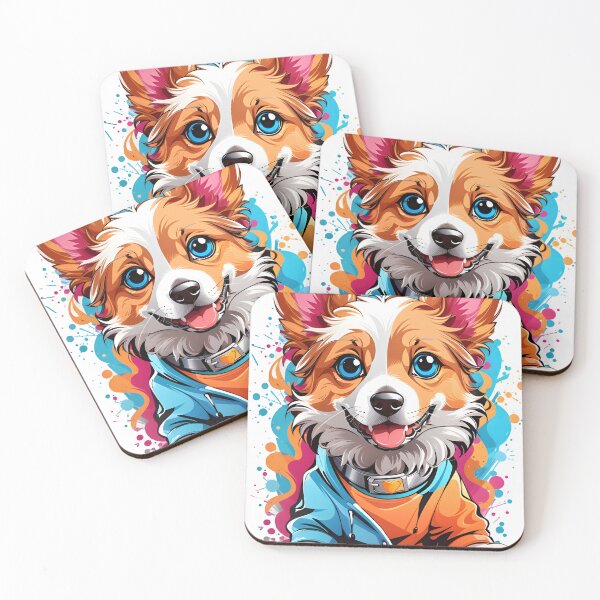 Item preview, Colorful Vector Art in Cute Dog Style designed and sold by ratchawoot.