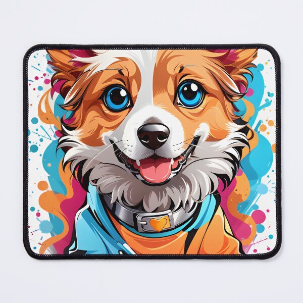 Item preview, Colorful Vector Art in Cute Dog Style designed and sold by ratchawoot.