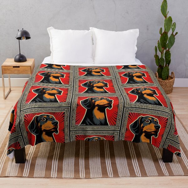Item preview, Dachshund Pop Art designed and sold by FunnehGacha.