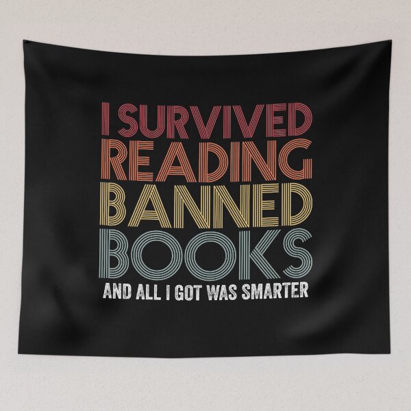 Item preview, I Survived Reading Banned Books Book Lover - Banned Books Week designed and sold by Amineharoni.