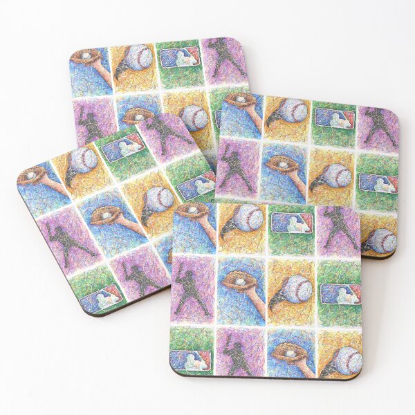 Item preview, Baseball Fan Repeating Pattern designed and sold by Kitslam Art.