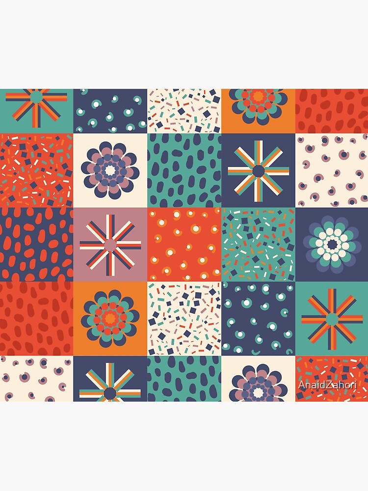 Imagen 6 de 6, Manta con la obra Parches, diseñada y vendida por AnaidZahori.