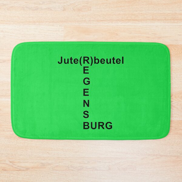 Item preview, Art by Mike Jute-R-Bag Regensburg Bavaria funny saying on T-shirt for jute bag eco environmental protection designed and sold by allartbymike.