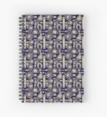 Lightbulb Pattern Spiral Notebook