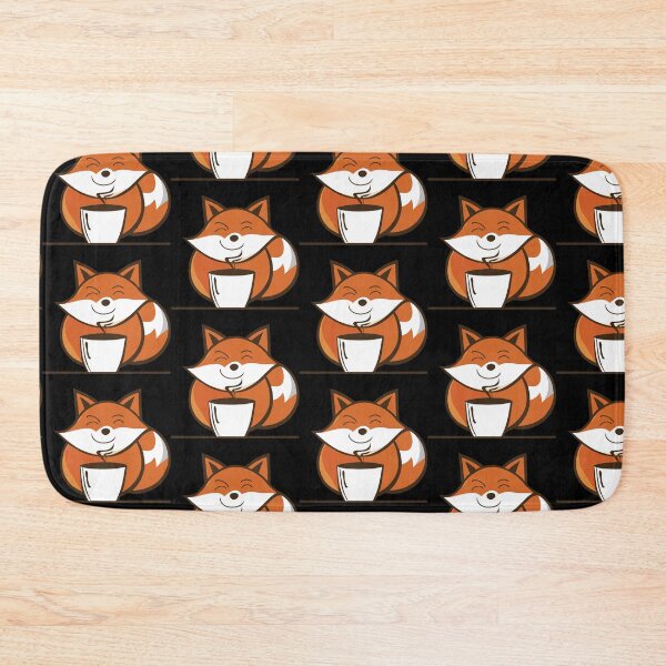 Item preview, Fox with coffee designed and sold by Getup-clothing.