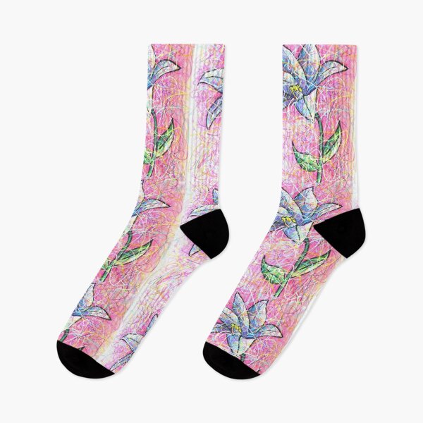 Item preview, White and Pink Lily  designed and sold by Kitslam Art.