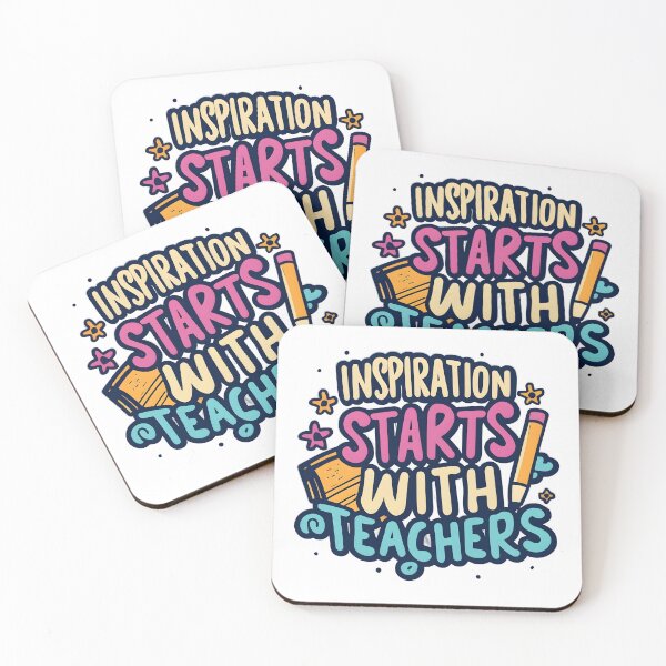 Item preview, teacher quote t-shirt logo funny Inspiration start with teacher designed and sold by KAMESUN.