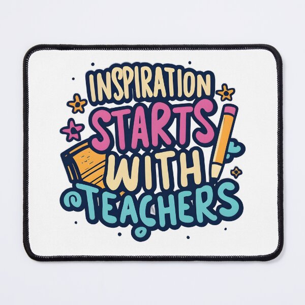 Item preview, teacher quote t-shirt logo funny Inspiration start with teacher designed and sold by KAMESUN.