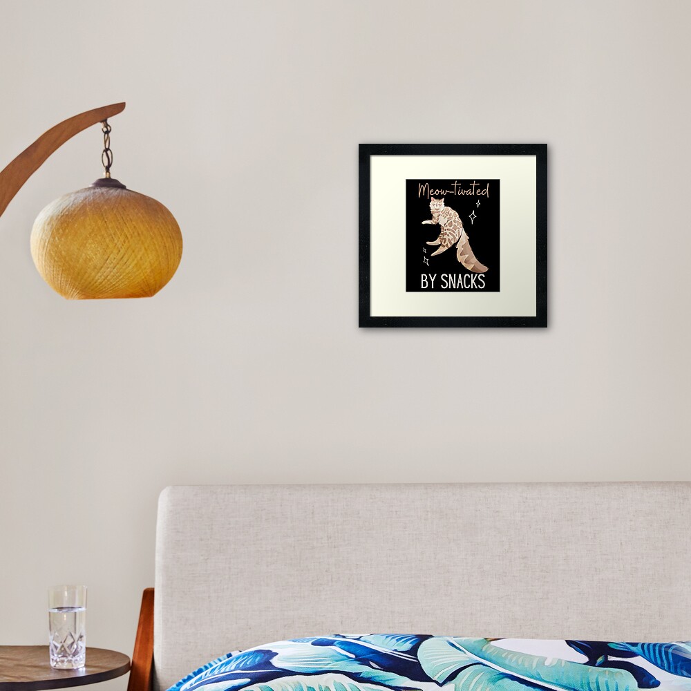 Item preview, Framed Art Print designed and sold by FelineEmporium.