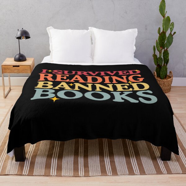 Item preview, I Survived Reading Banned Books Book Lover - Banned Books Week designed and sold by Amineharoni.