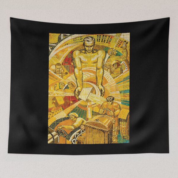 Item preview, Rabajador De Fabrica - Volgograd Ractor Factory Mosaic  	 designed and sold by ubsuqltc46.