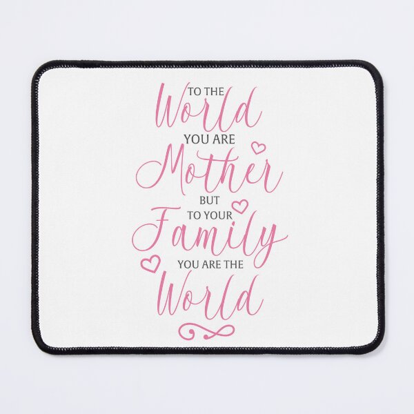Item preview, Heartfelt Family Bond: You're the World - Unique Design designed and sold by Saalim22.