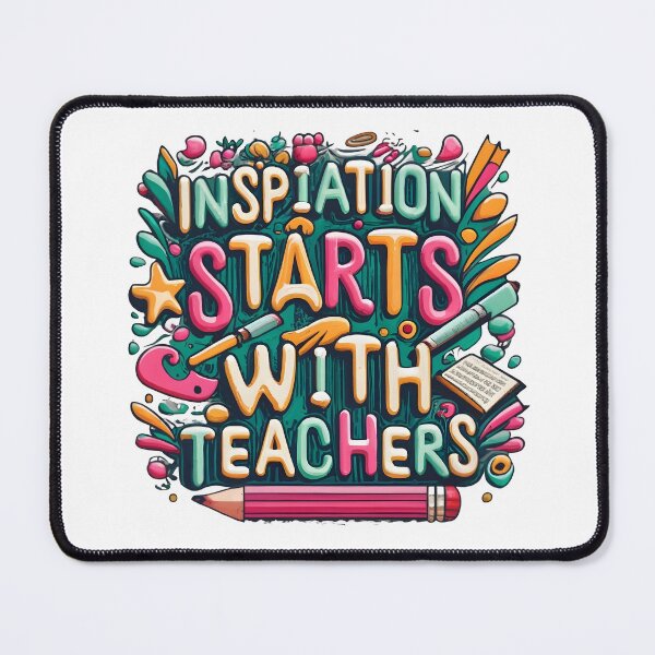 Item preview, teacher quote t-shirt logo funny Inspiration start with teacher 3. designed and sold by KAMESUN.